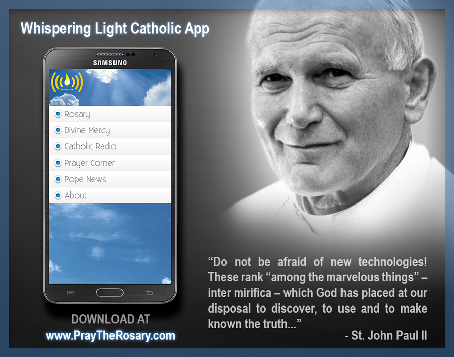 Best Catholic App Ever - The Whispering Light Catholic App
